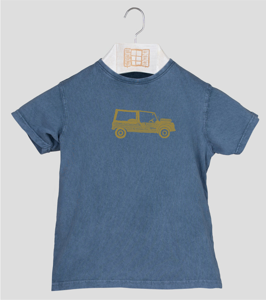 Camiseta manga corta Niño Mehari - indigo