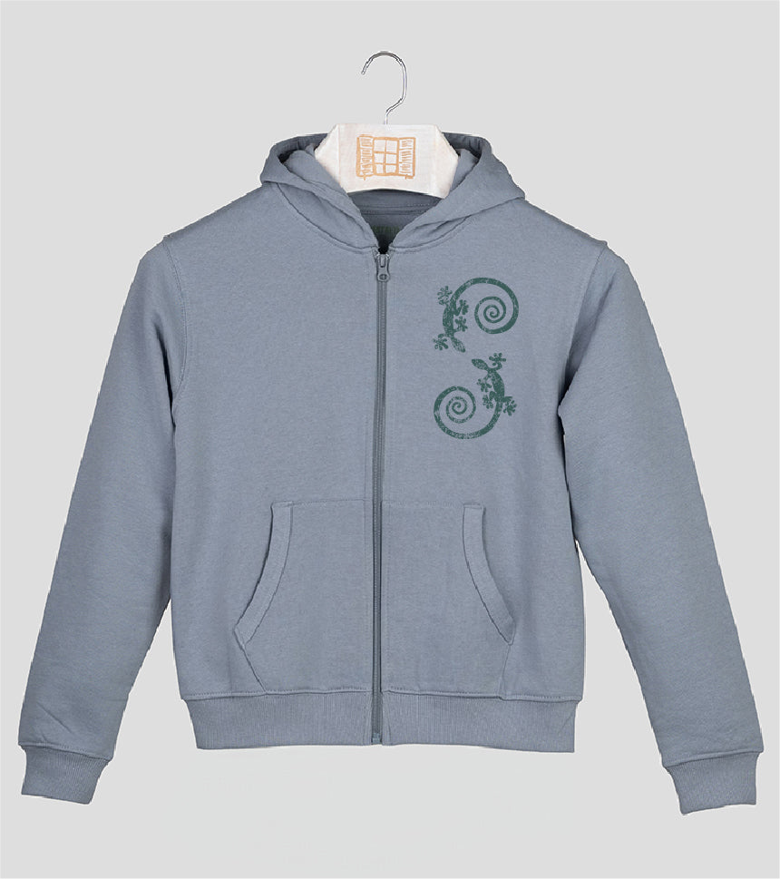 Sudadera cremallera Niño Cargol - cielo