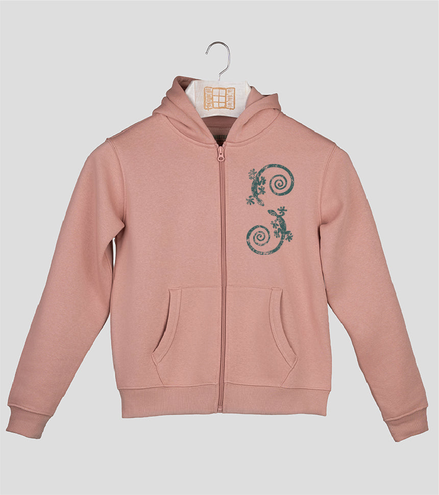 Sudadera cremallera Niño Cargol - rosado