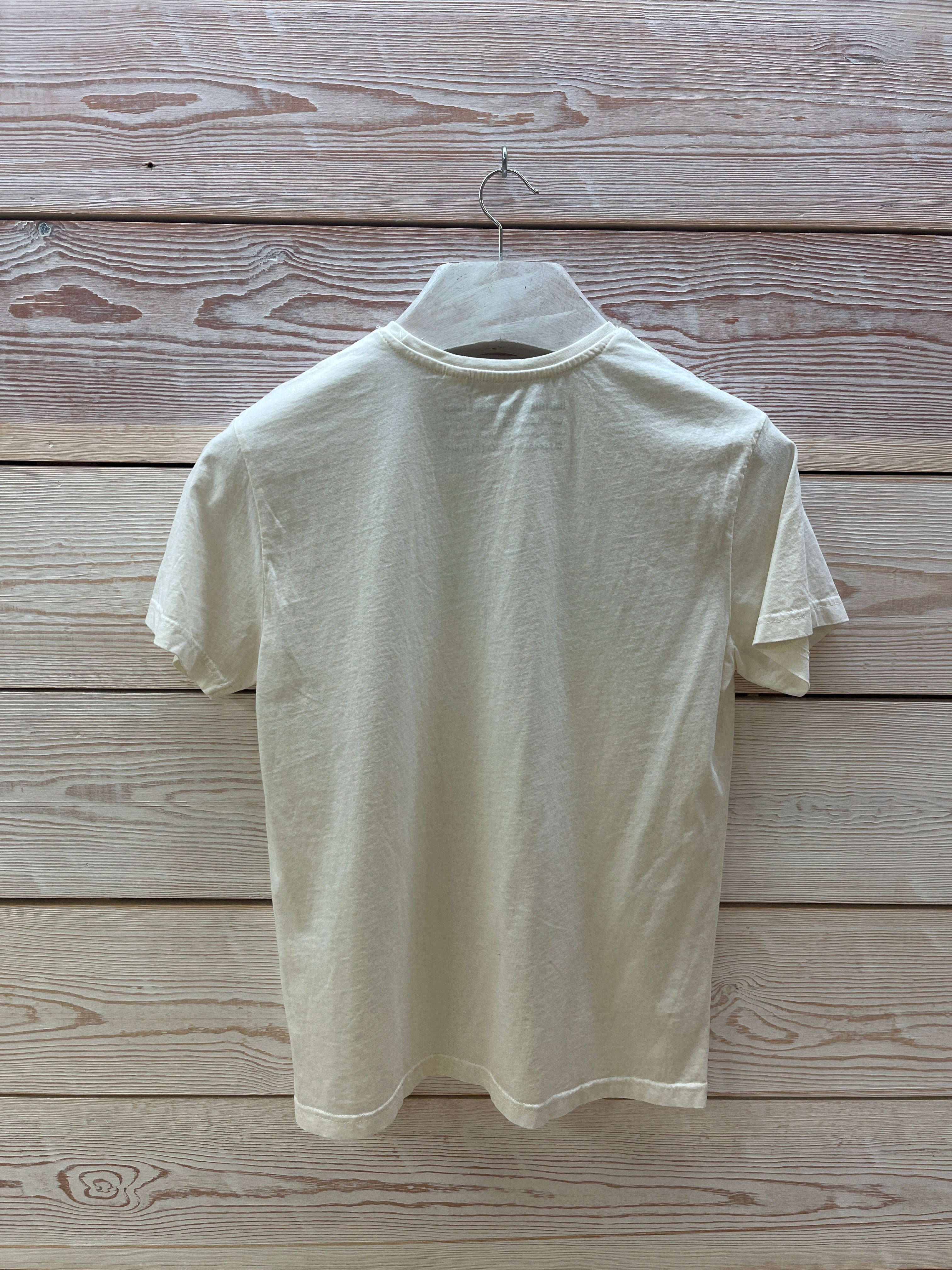 Camiseta manga corta Hombre Outlet talla S color Crudo
