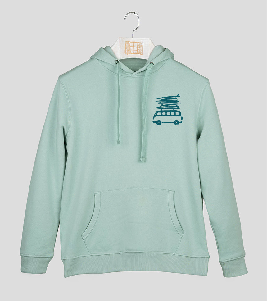 Sudadera Beach - aqua