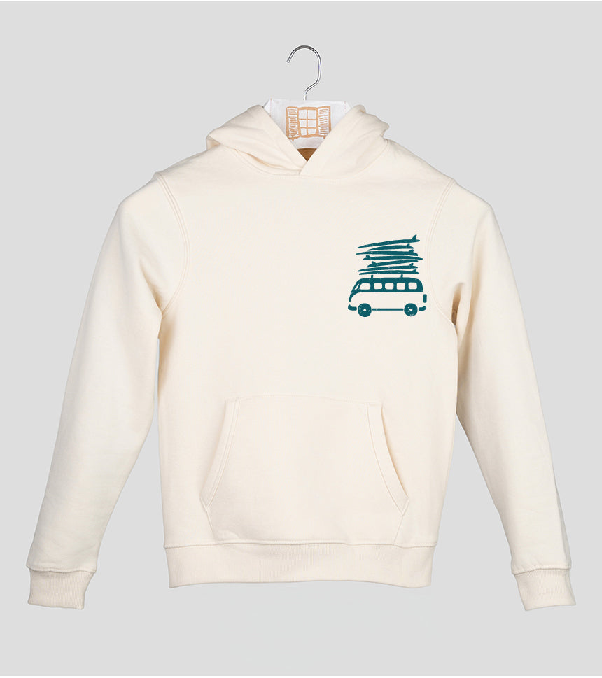 Sudadera Niño Beach - crudo