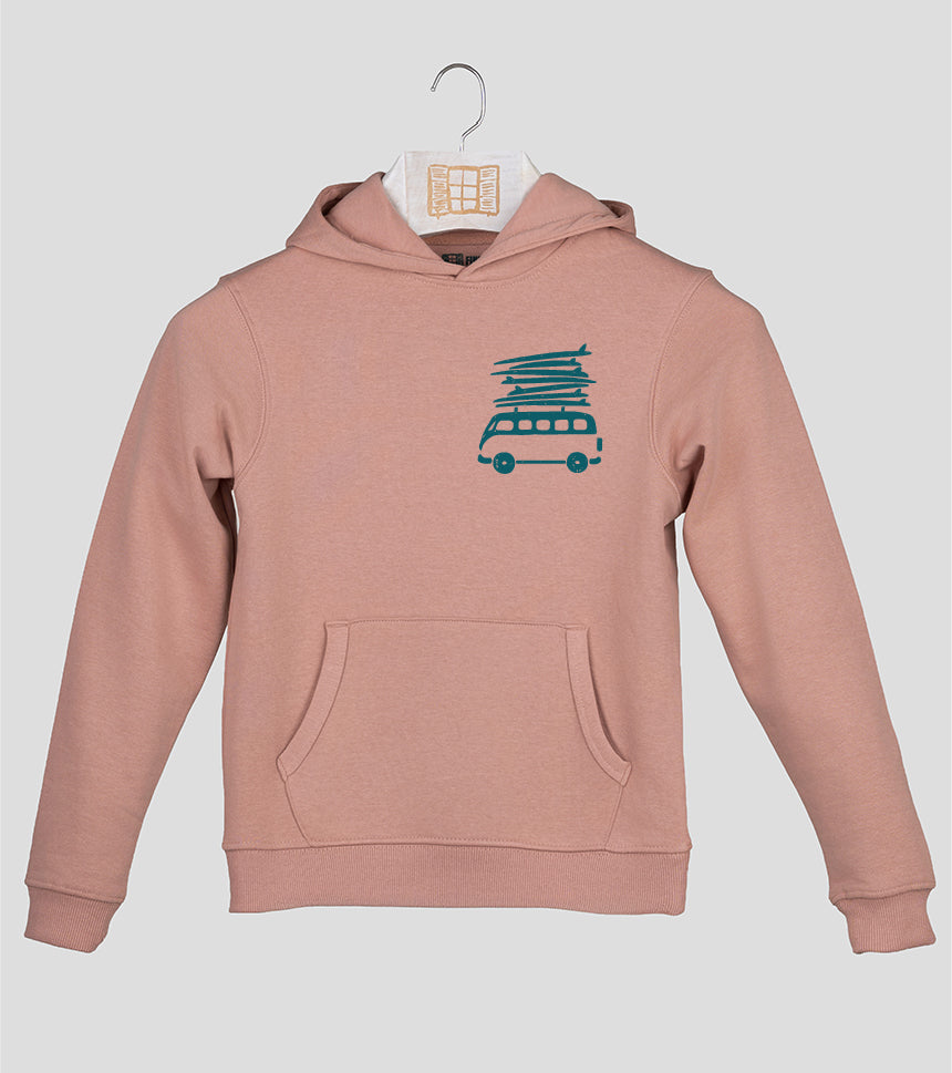 Sudadera Niño Beach - rosado