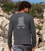Men's Long Sleeve Beach T-shirt