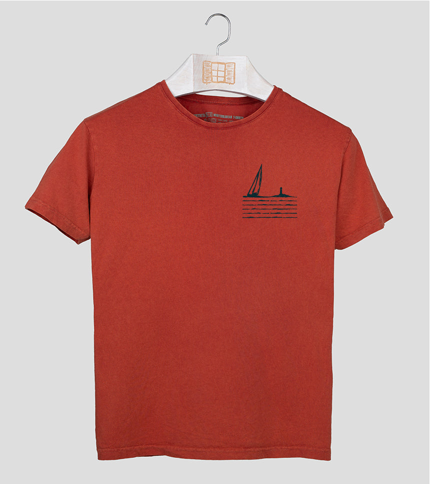 Camiseta manga corta Sea - arcilla