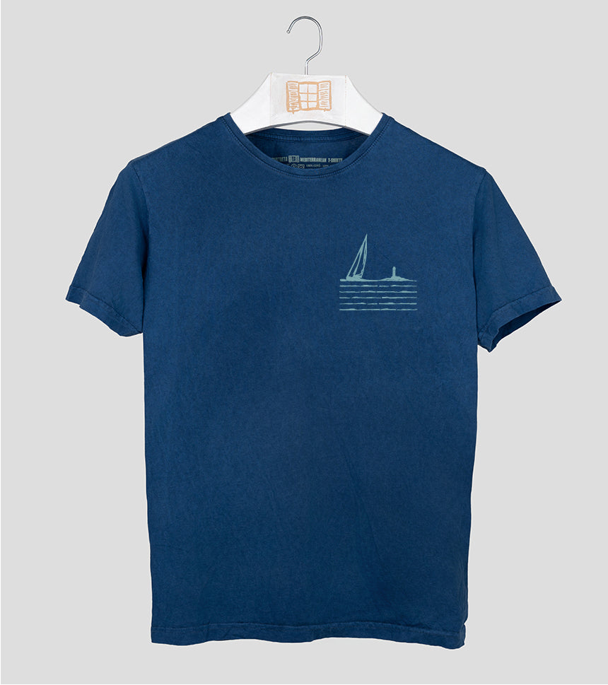Camiseta manga corta Sea - azul-marino