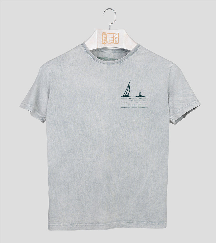 Camiseta manga corta Sea - gris