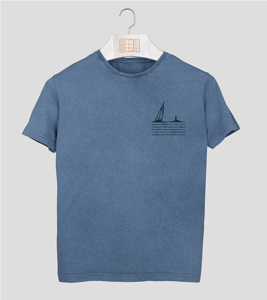 Camiseta manga corta Sea - indigo