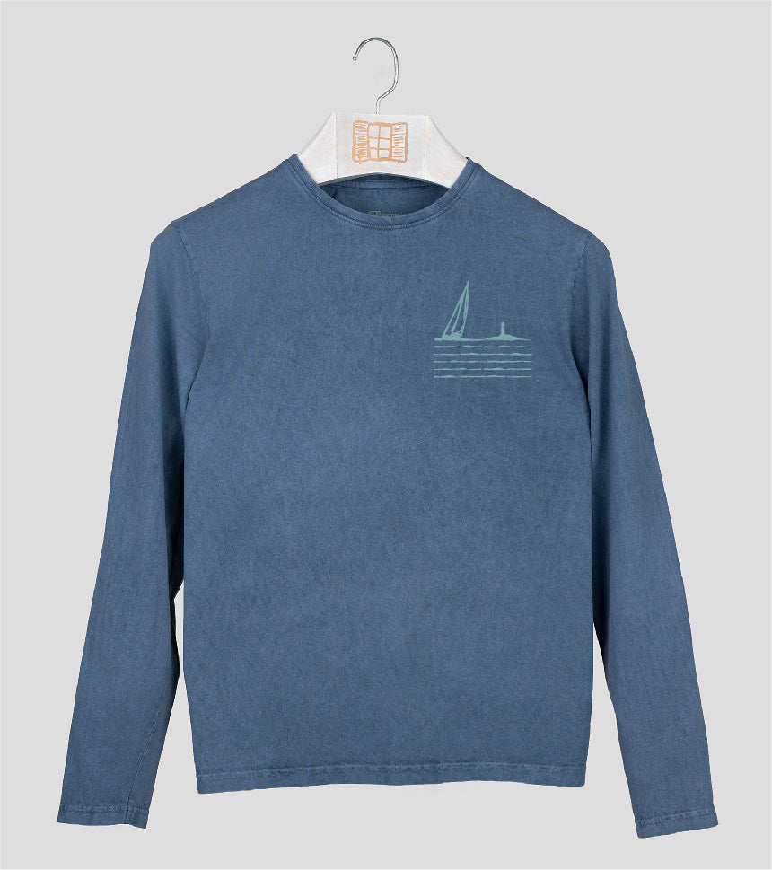 Camiseta manga larga Hombre Sea - indigo
