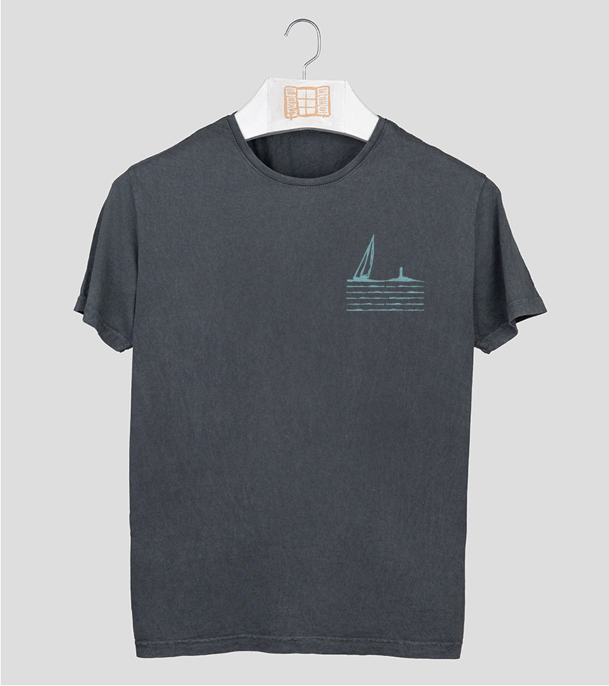 Camiseta manga corta Sea - marengo