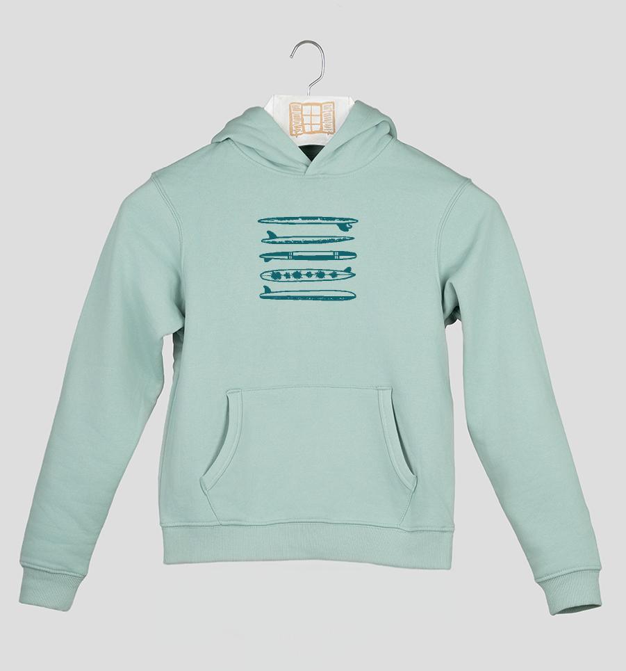 Sudadera Niño Custom - aqua