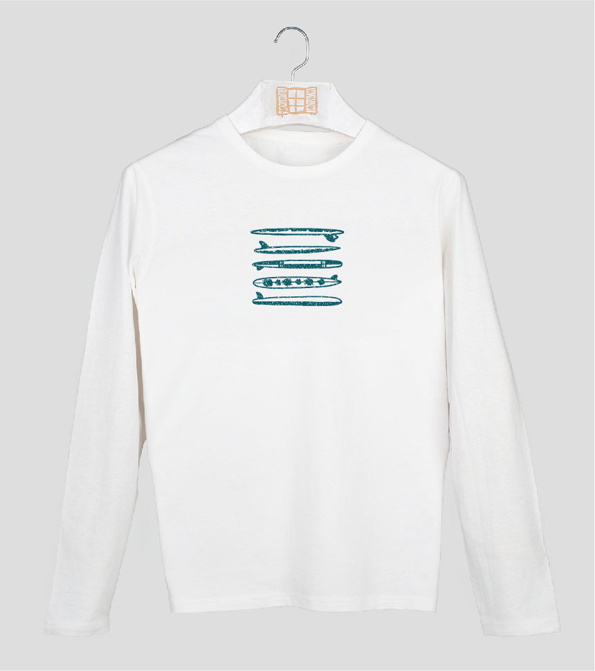 Camiseta manga larga Hombre Custom - crudo