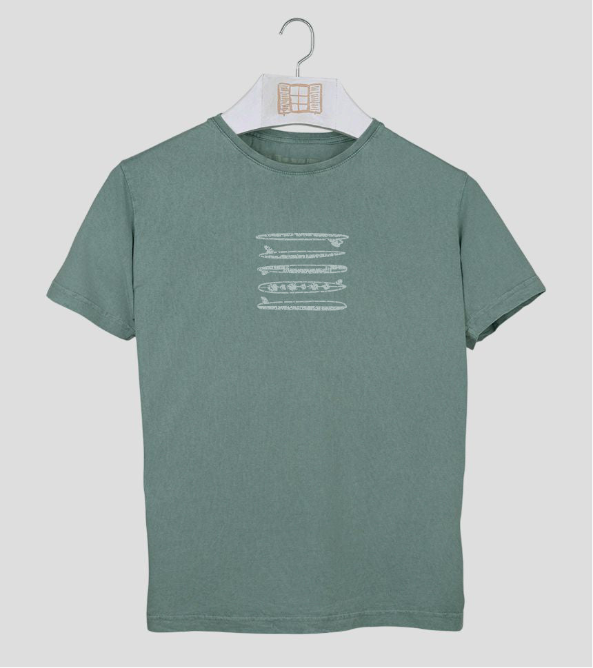 Camiseta manga corta Custom - esmeralda