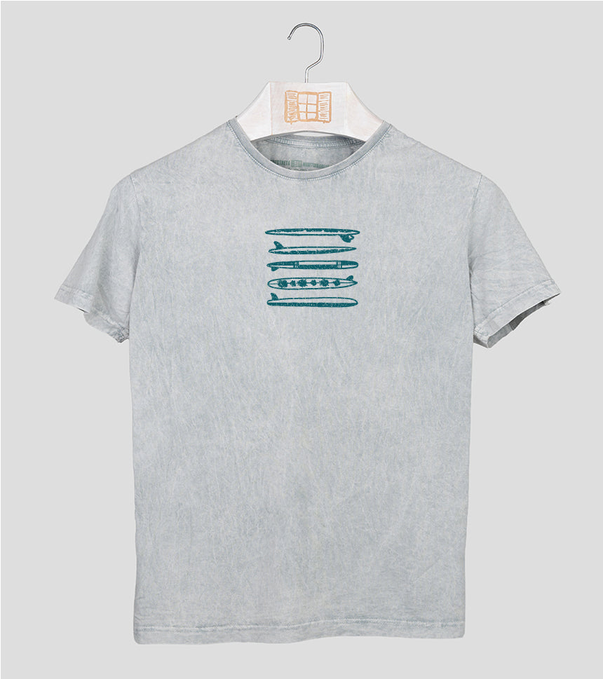 Camiseta manga corta Custom - gris