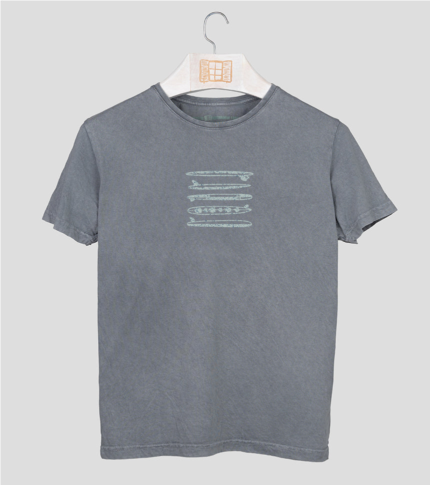 Camiseta manga corta Custom - piedra