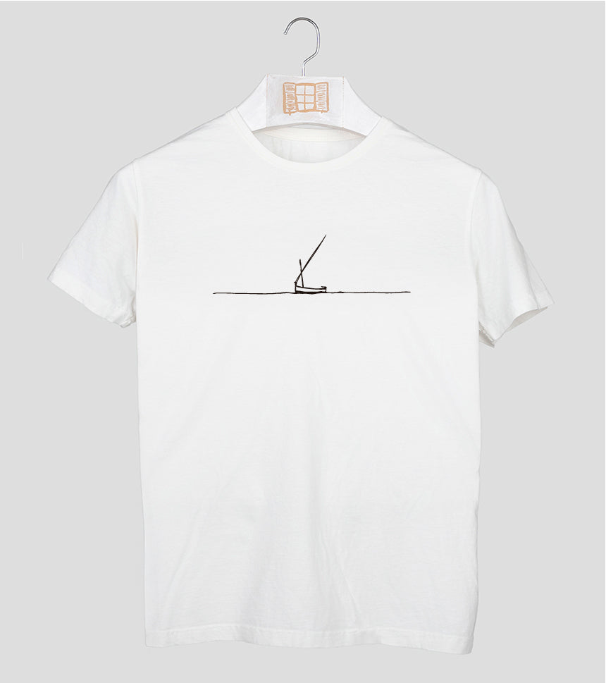 Camiseta manga corta Botet - crudo