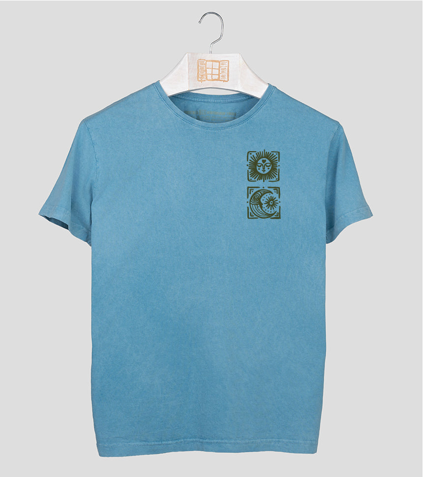 Camiseta manga corta Llunes - aqua