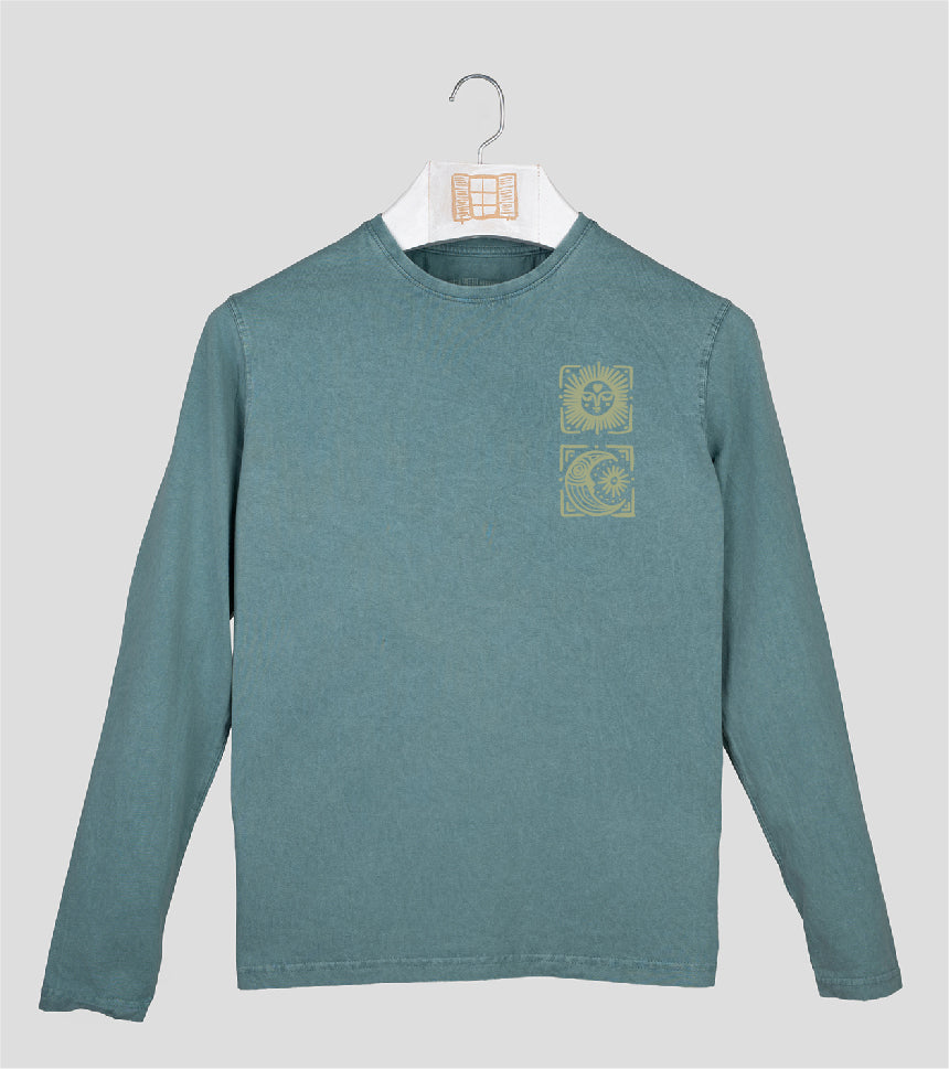 Camiseta manga larga Hombre Llunes - esmeralda