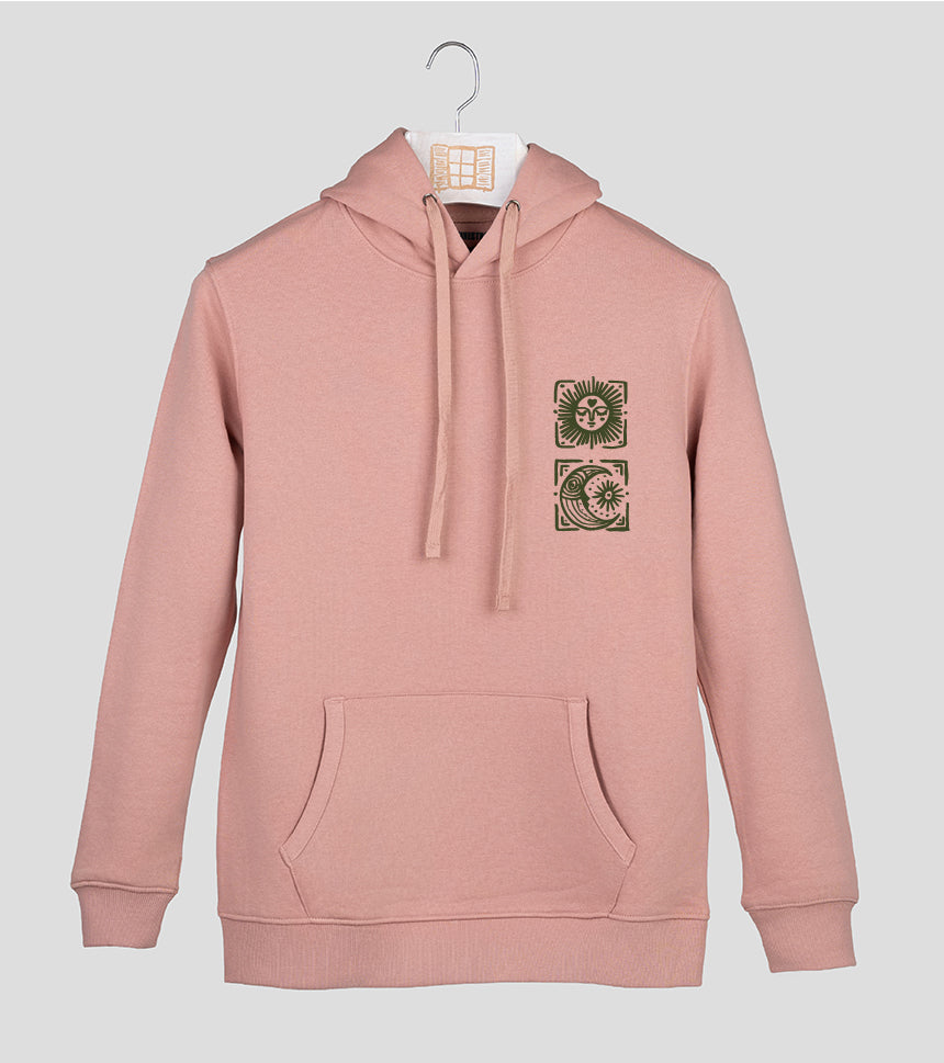 Sudadera Llunes - rosado