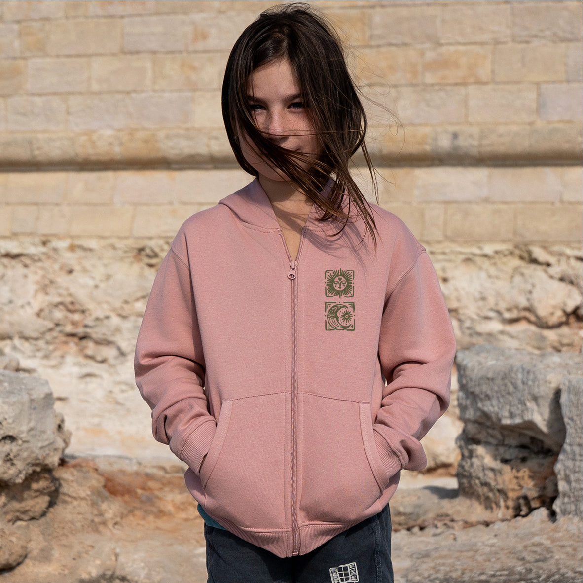 Sudadera cremallera Niño Llunes