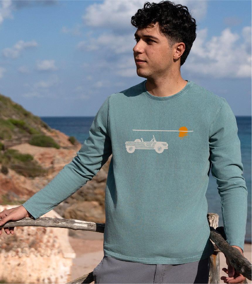 Men's Long Sleeve Sunset T-Shirt