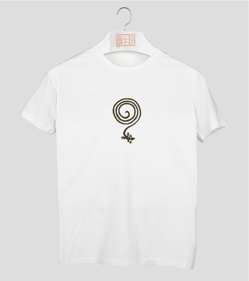 Camiseta manga corta Whatelse - crudo