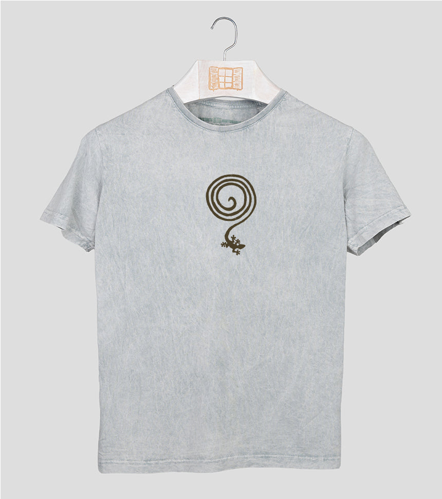 Camiseta manga corta Whatelse - gris