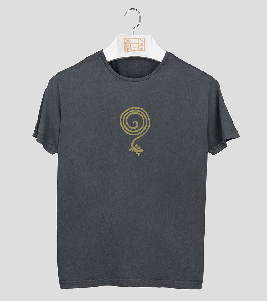 Camiseta manga corta Whatelse - marengo