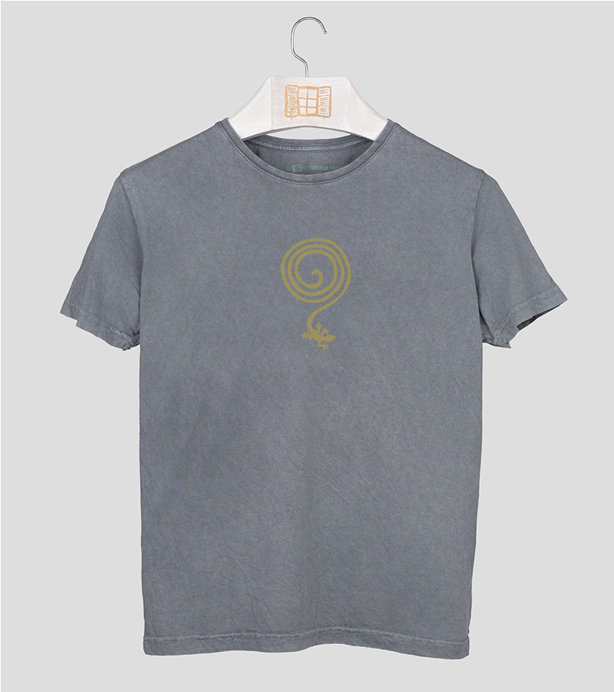 Camiseta manga corta Whatelse - piedra