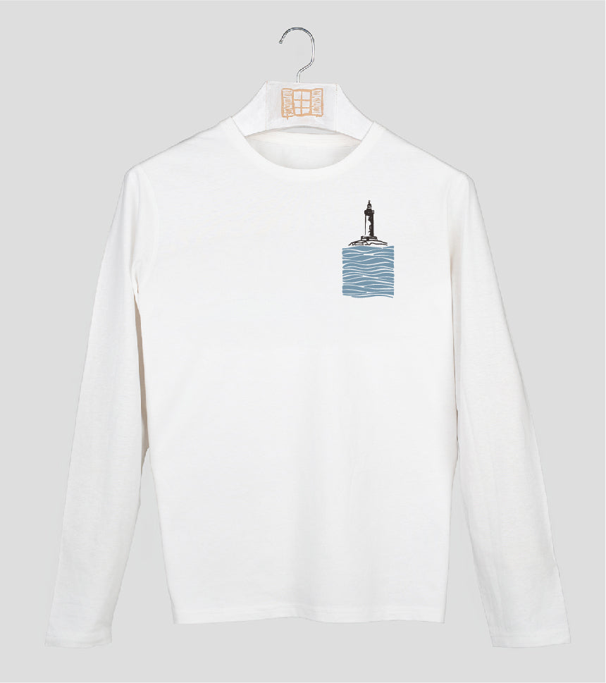 Camiseta manga larga Hombre Litoral - crudo