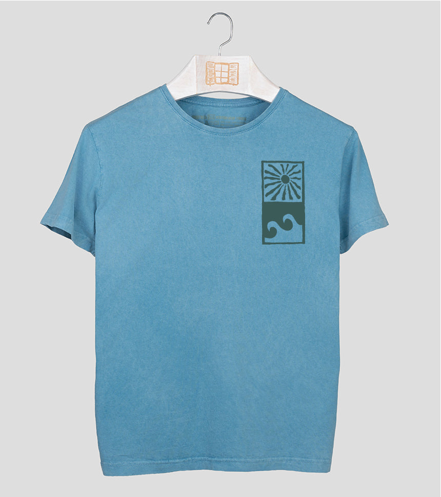 Camiseta manga corta Paradise - aqua