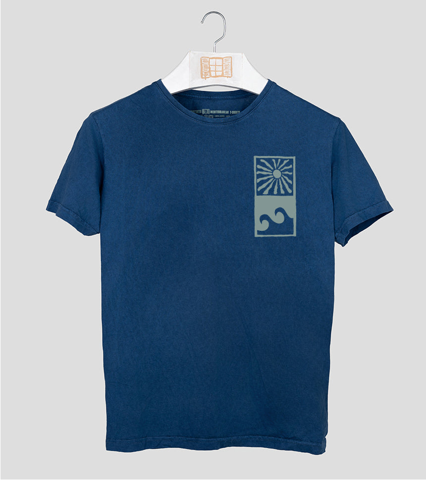 Camiseta manga corta Paradise - azul-marino