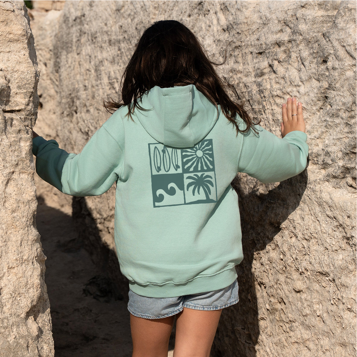 Sudadera cremallera Niño Paradise