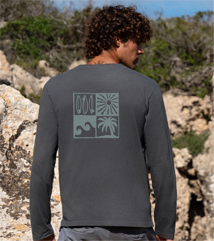 Men's Paradise Long-Sleeve T-Shirt