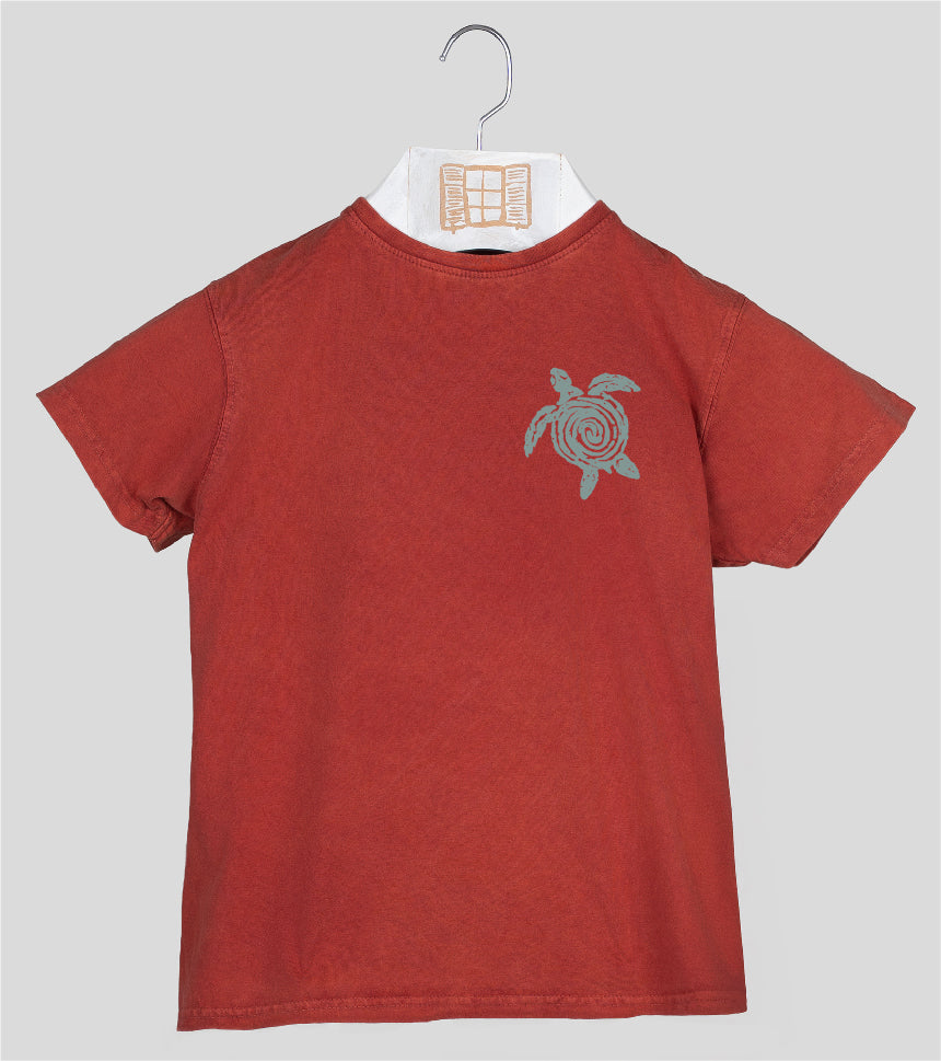 Camiseta manga corta Niño Nedada - arcilla