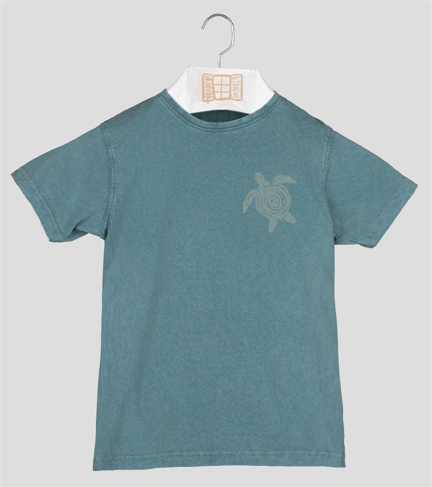 Camiseta manga corta Niño Nedada - esmeralda