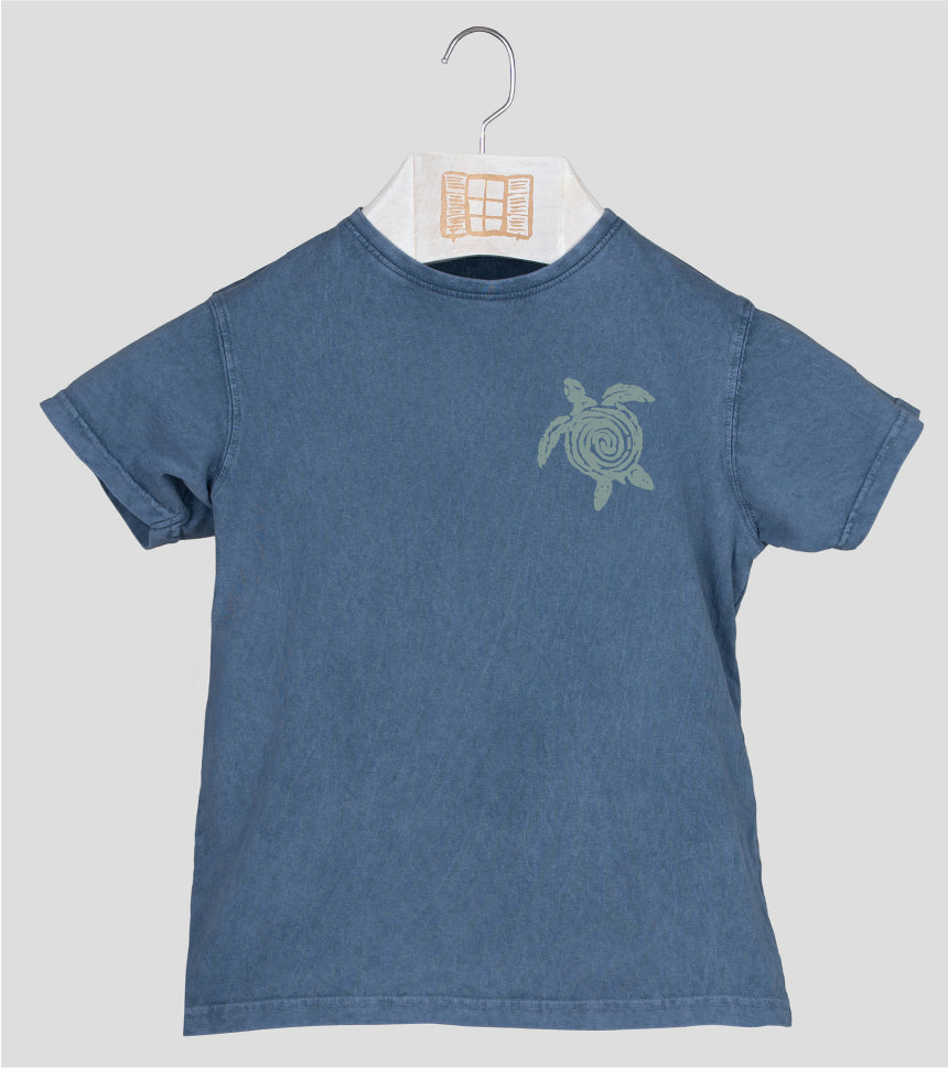 Camiseta manga corta Niño Nedada - indigo