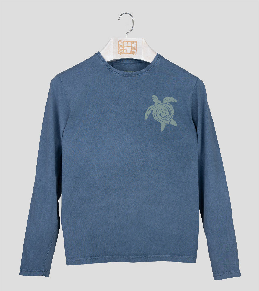 Camiseta manga larga Hombre Nedada - indigo