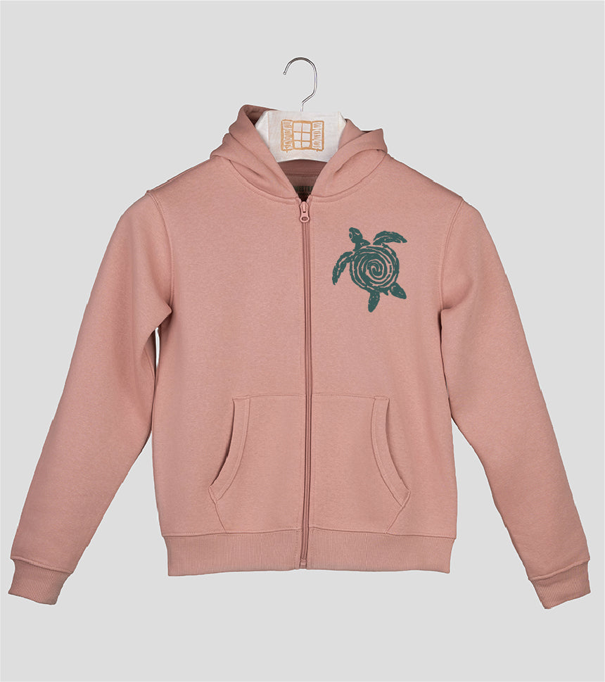 Sudadera cremallera Niño Nedada - rosado