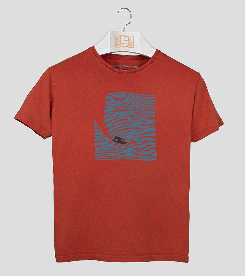 Camiseta manga corta Relleu - arcilla