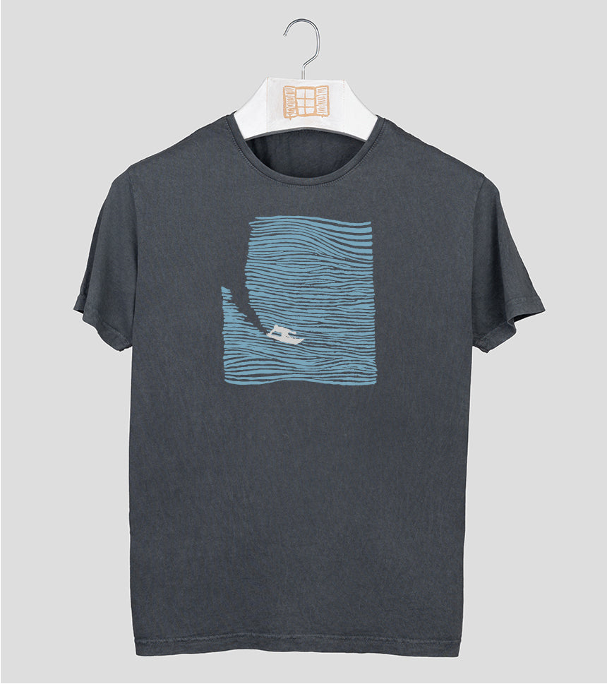 Camiseta manga corta Relleu - marengo