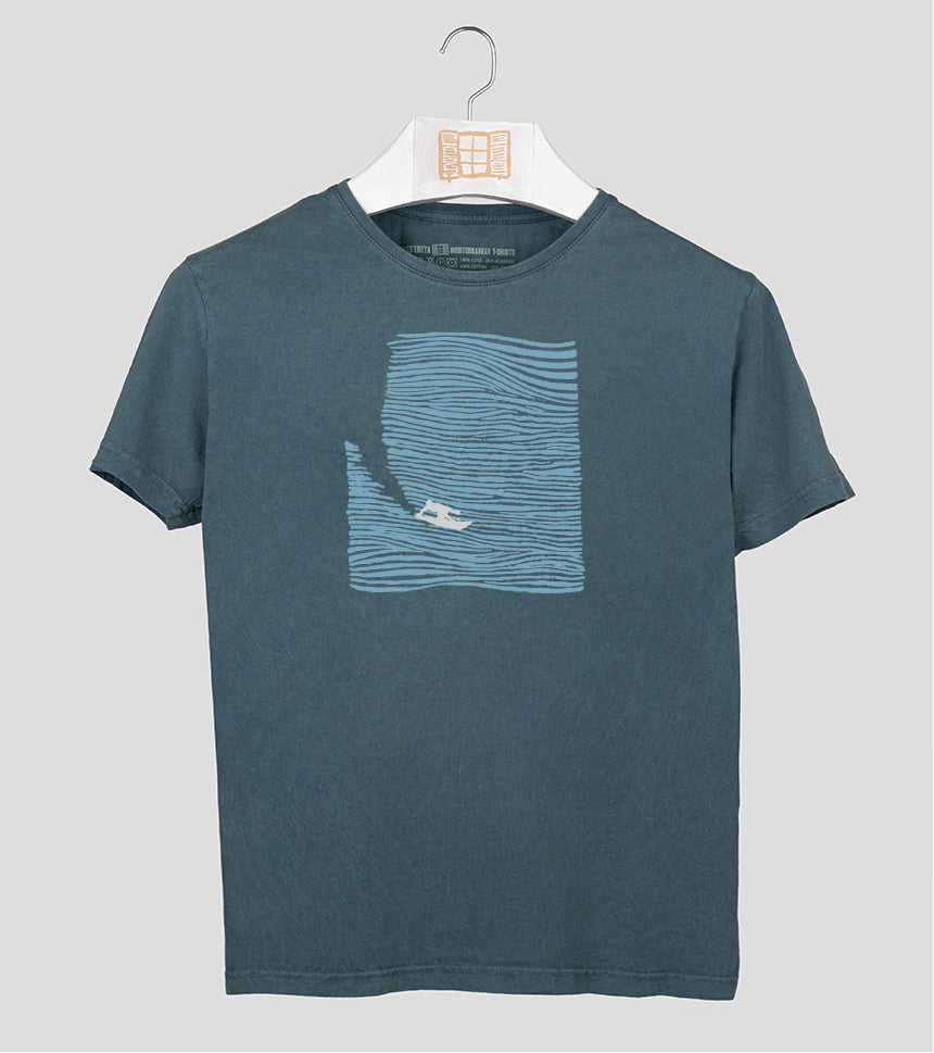 Camiseta manga corta Relleu - plomo