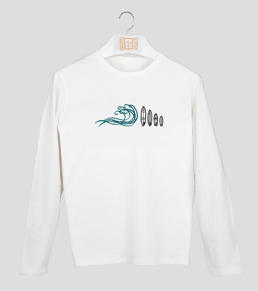 Camiseta manga larga Hombre Sidewalk - crudo