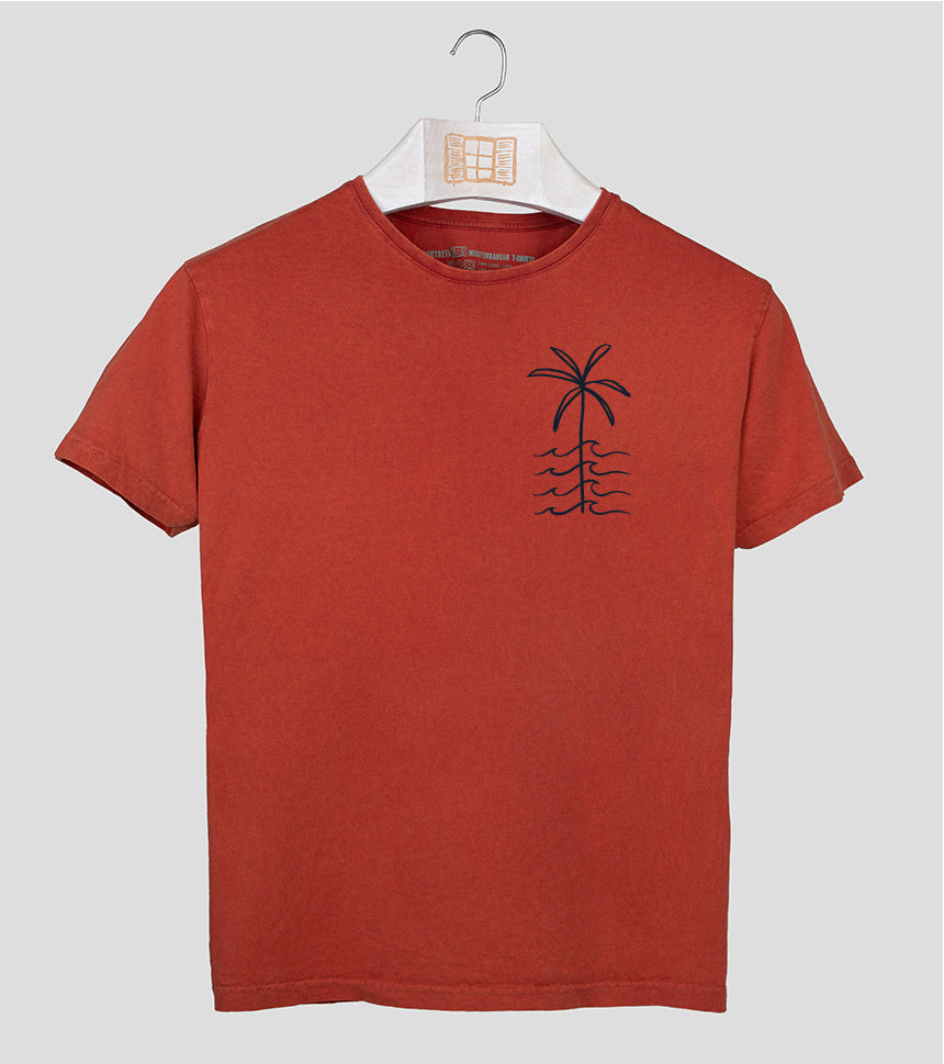 Camiseta manga corta Oletes - arcilla