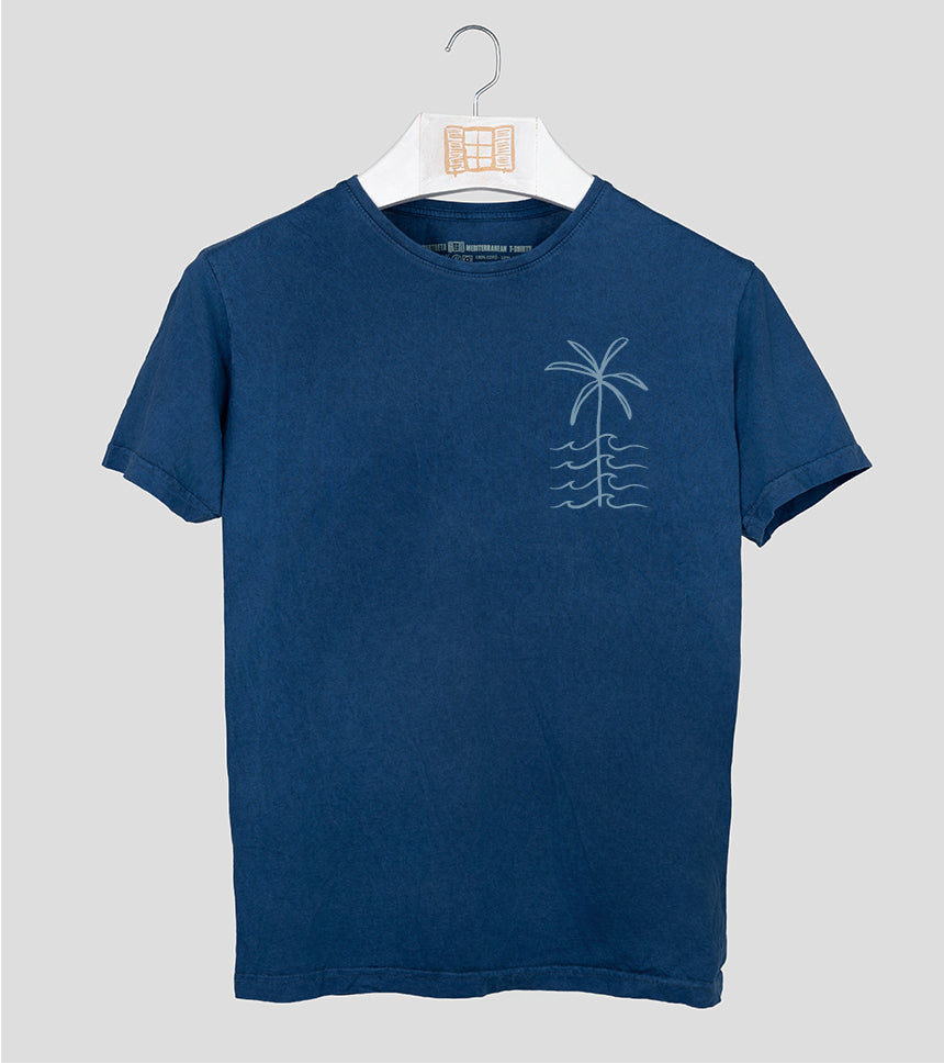 Camiseta manga corta Oletes - azul-marino