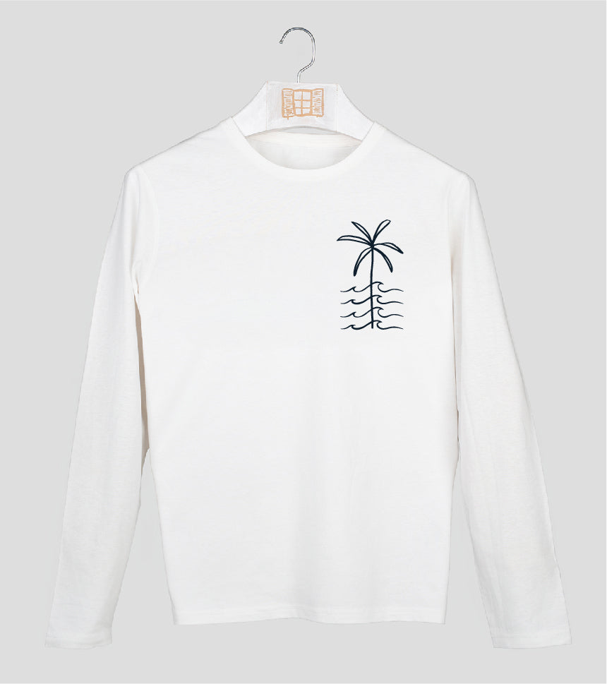 Camiseta manga larga Hombre Olete - crudo