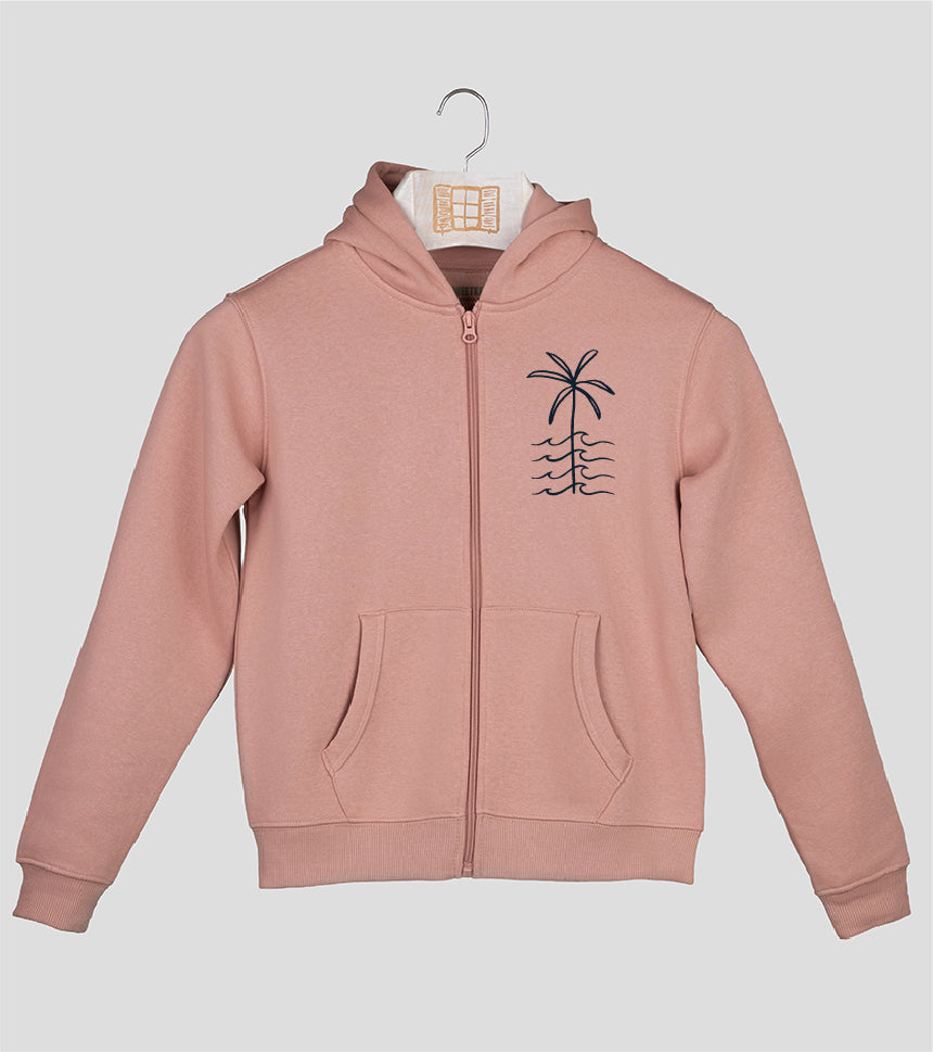 Sudadera cremallera Niño Olete - rosado