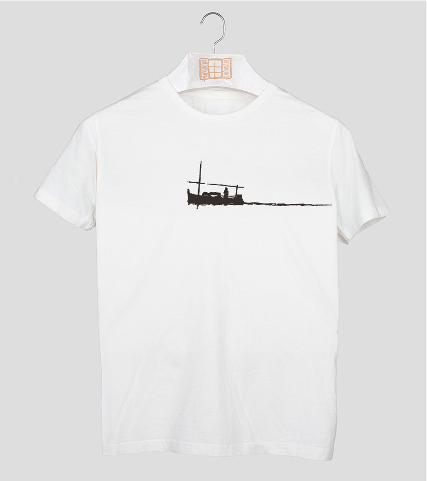 Camiseta manga corta Hombre Curri - crudo