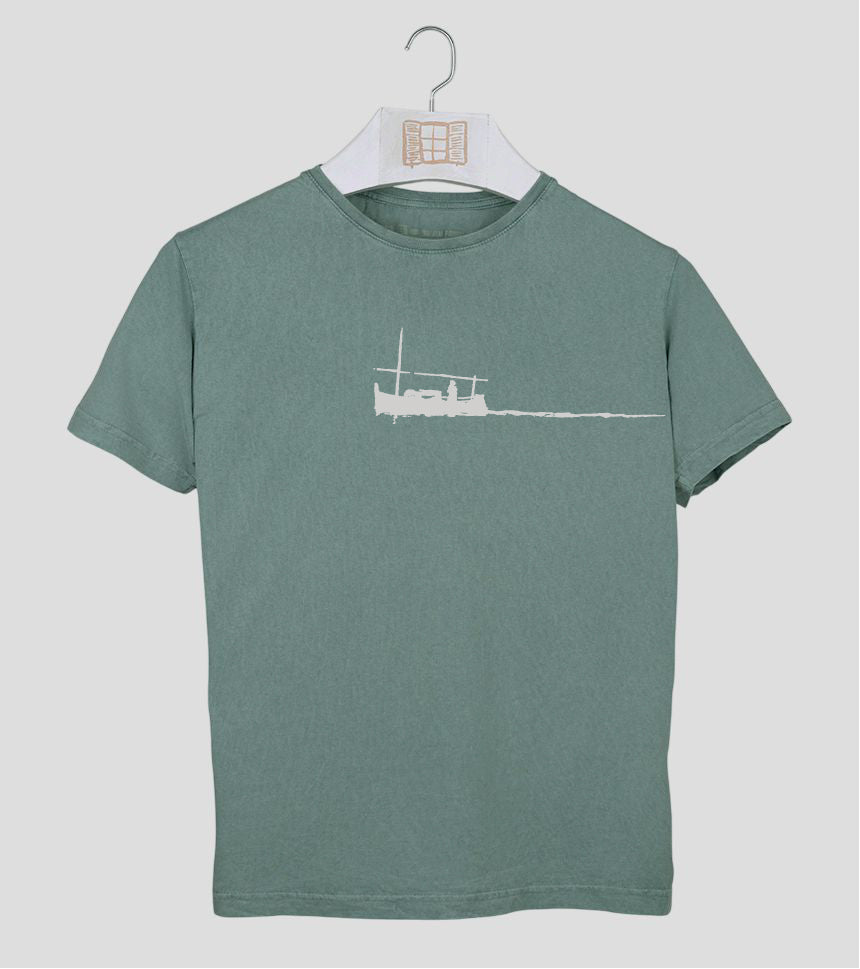 Camiseta manga corta Hombre Curri - esmeralda
