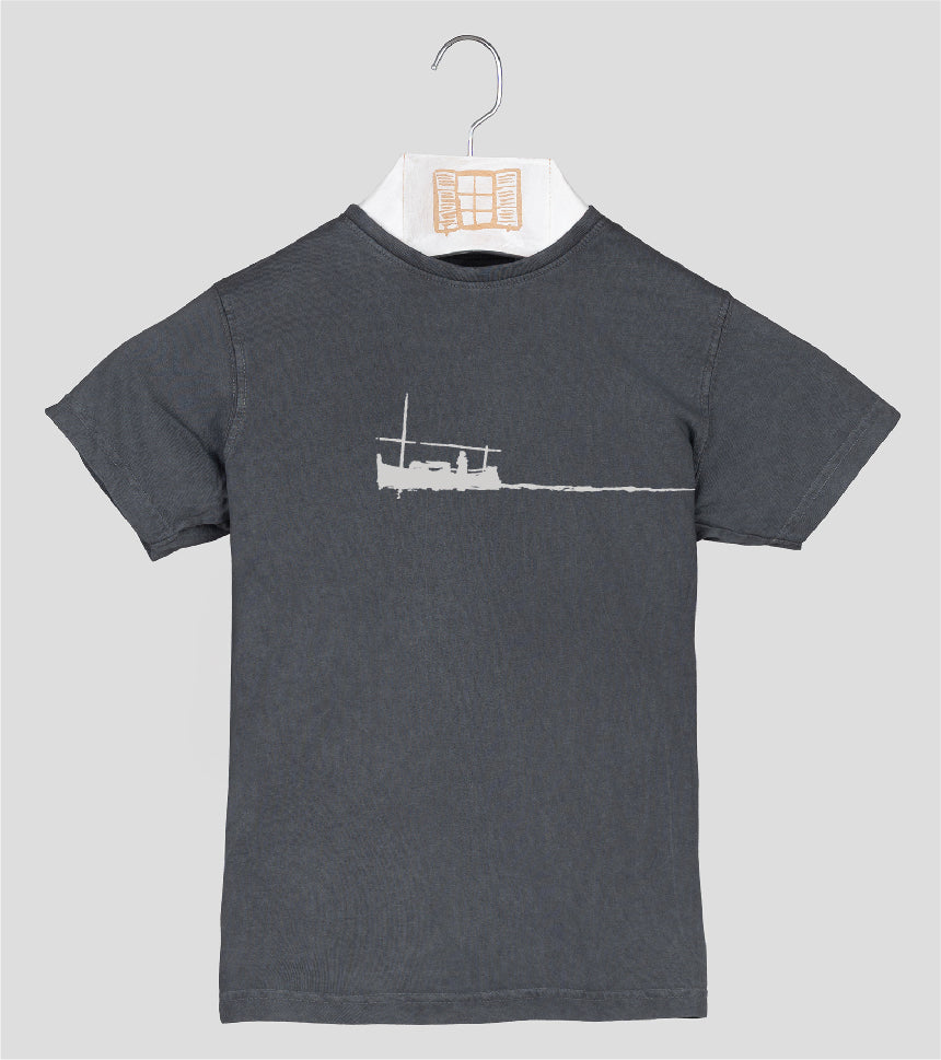 Camiseta manga corta Niño Curri - marengo
